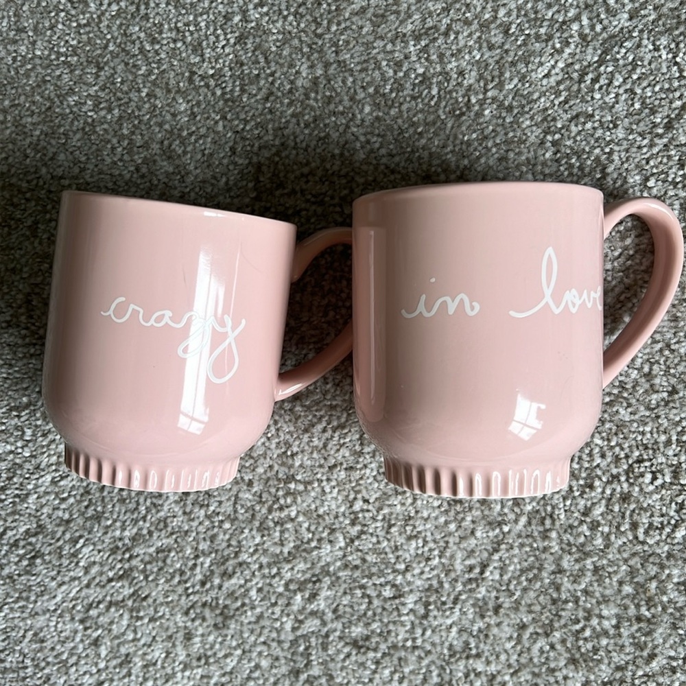 Crazy In Love -Pink Opal House Mugs -Set of 2